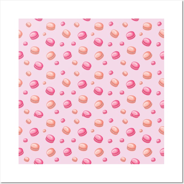 Macaroon Face Mask,macaroon art Wall Art by Theblackberry